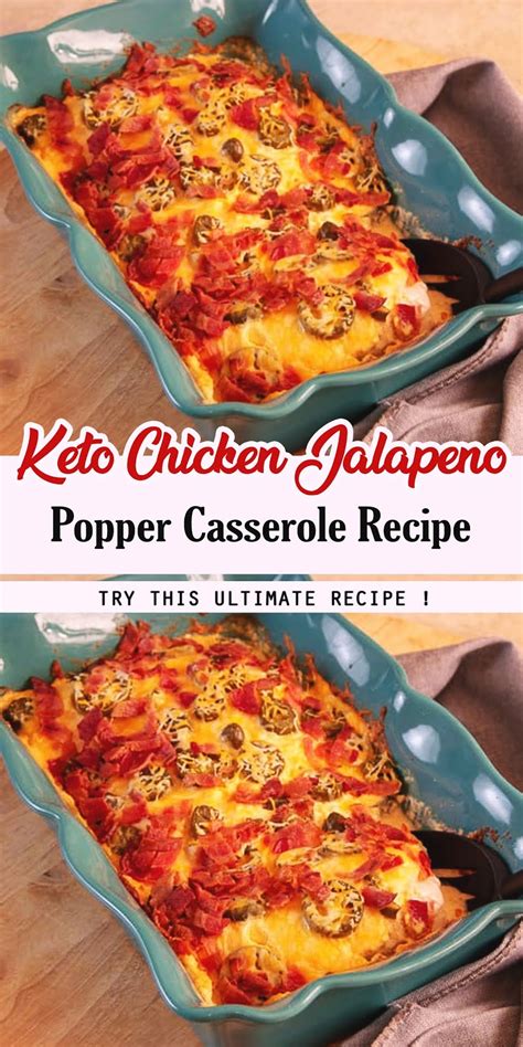 Easy Recipe Yummy Pioneer Woman Jalapeno Popper Chicken Casserole