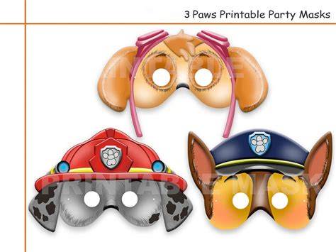 Paw Patrol Printable Masks Free Printabletemplates