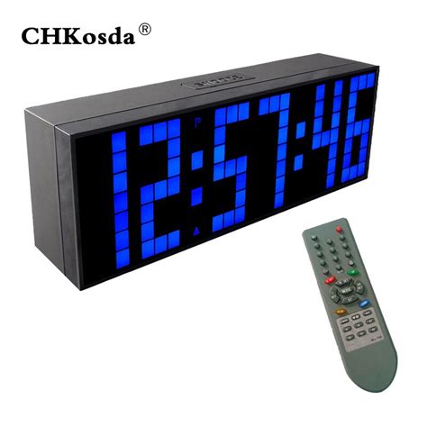 Chkosda Remote Control Digital Alarm Clock Alarm System Smart Clock