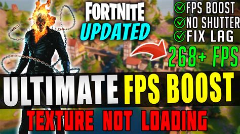🔧fortnite How To Boost Fps And Increase Performance Fix Lag