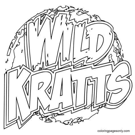 Printable Wild Kratts Creature Power Discs Coloring Pages