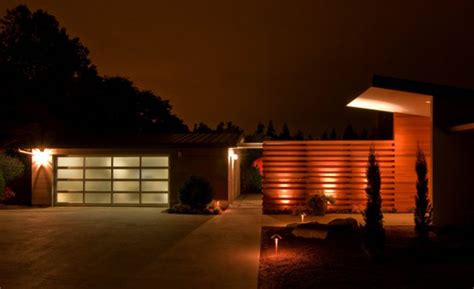 Humble Contemporary Home Design A Renovated House Architecture Night
