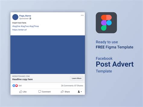 Free Figma Facebook Advert Post Template By Ernest Gerber On Dribbble
