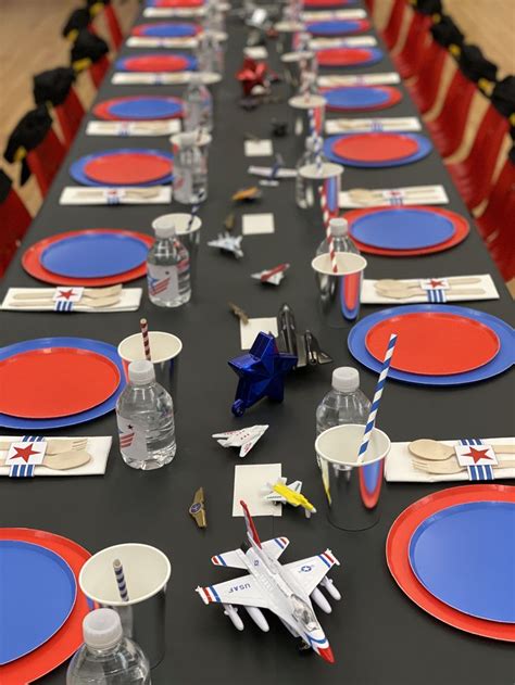 Air Force Party In 2020 Kid Table Event Party