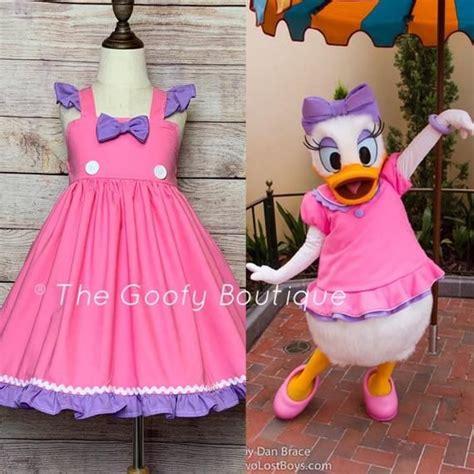 Daisy Duck Dress Inspired Dress Costume Ruffled Bow Girls Etsy