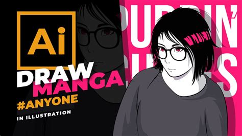 How To Draw Manga With Adobe Illustrator Cc Youtube