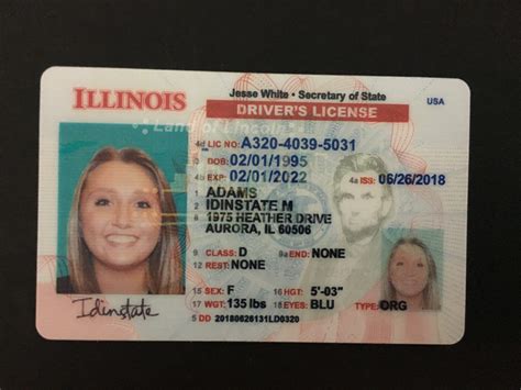 Illinois Fake Id New Il State Fake Id Illinois Drivers License