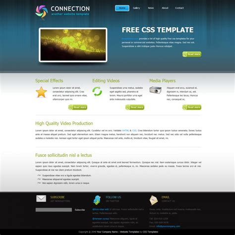 Professional Website Templates Template Business
