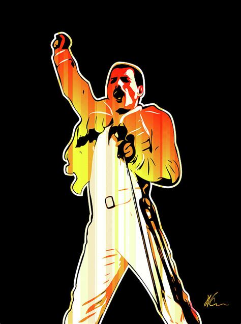 Freddie Mercury Pop Art Digital Art By William Cuccio Aka Wcsmack
