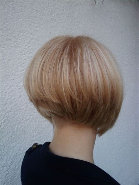 Undercut bob is a fantastic haircut for all girls who would like to make a statement. Lovely graduated bob with undercut | Bob hairstyles ...