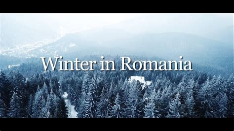 Winter In Romania Iarna In România Drone Video Youtube