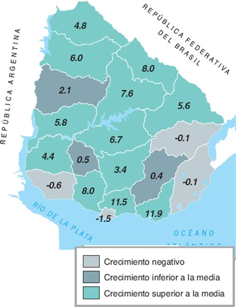 GeografÍa Para Tercer AÑo Uruguay Crecimiento De La PoblaciÓn Por