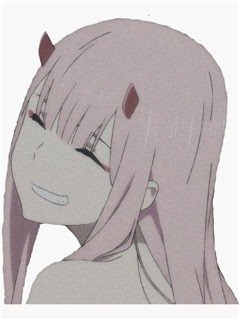 Zero Two Sticker By Kirishima12 Redbubble