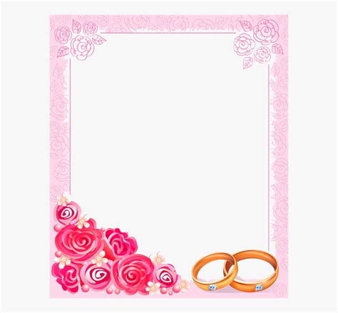 Of course any moment of wedding day is shot on the photo. Clipart Borders Marriage - Wedding Frames Clip Art , Transparent Cartoon, Free Cliparts ...