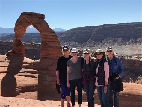 Sisters Nieces And Cousin At Arches Moabutah Moab Utah Sisters Trip
