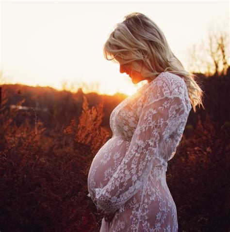 Hot Sale Lace Maternity Photography Long Dress For Pregnant Women