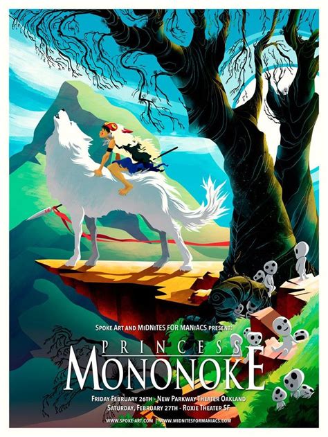 ‘princess Mononoke 1997 Studio Ghibli Art Princess Mononoke Art