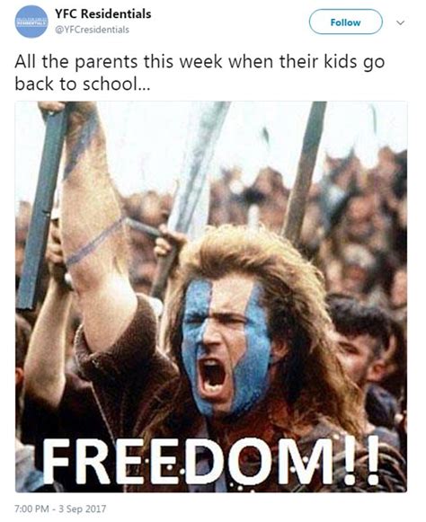 parents post memes  celebrate    summer holidays daily mail