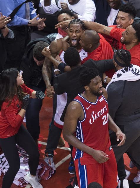 In Photos Kawhi Leonards Buzzer Beater Sinks The 76ers In Game 7