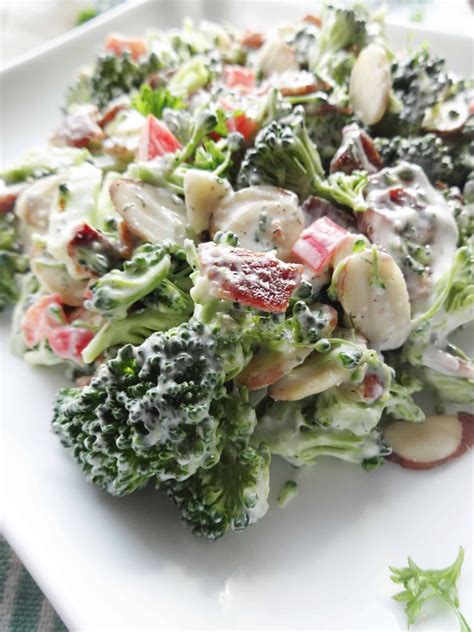 Broccoli Bacon Salad Easy And Tasty Savory With Soul