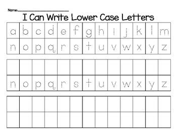 alphabet handwriting   write  alphabet  kindergarten busy bees