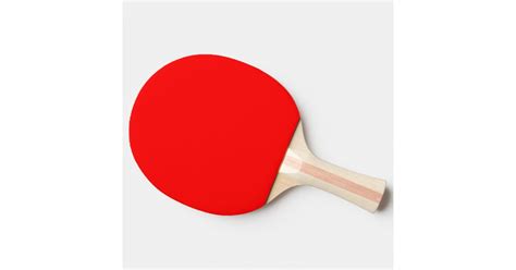 Ping Pong Table Tennis Paddlebat Red Ping Pong Paddle Zazzle
