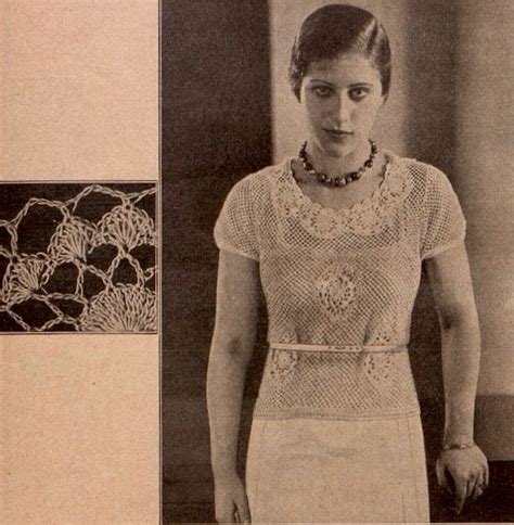 Pin By 1930s Womens Fashion On 1930s Knitwear 1930s Knitwear