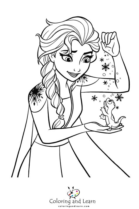 Princess Elsa Coloring Pages Kinosvalka