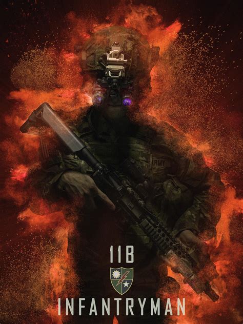 11b Infantry Wallpaper