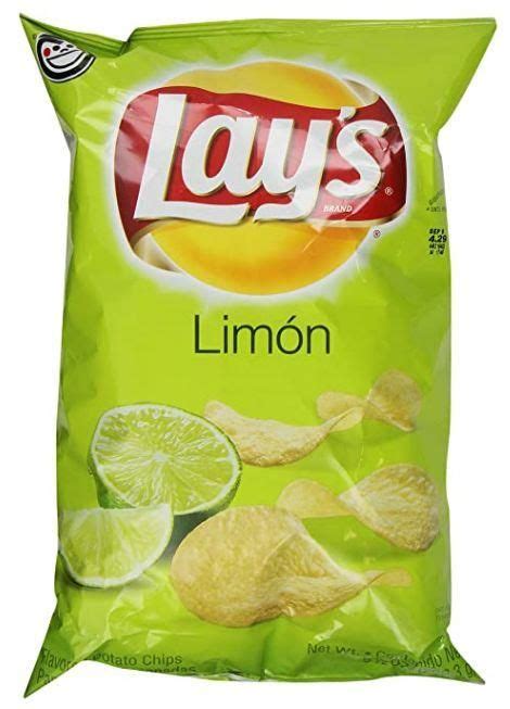 Papitas Margarita Con Limon Lemon Flavored Chips Lays Chips Flavors