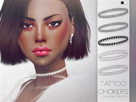 Pralinesims Face Tattoo Nocturne N02 Sims 4 Tattoos S