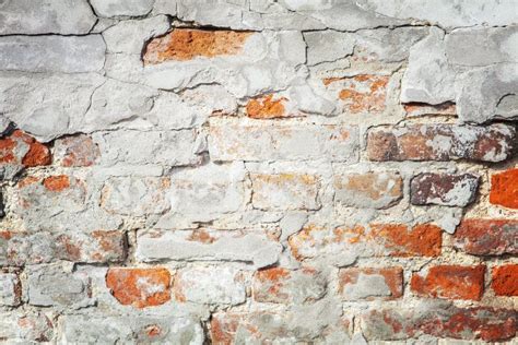 Damaged Brick Wall Stock Photo Image Of Building Stained 69098488