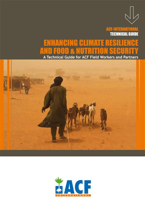 Guideline For Enhancing Climate Resilience And Food And Nutrition Security Action Against Hunger