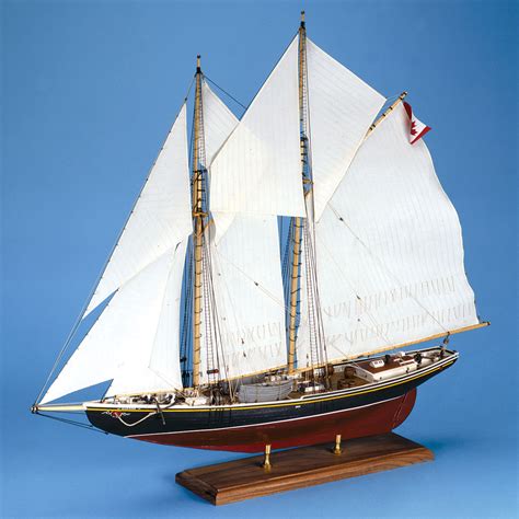 Bluenose Canadian Schooner Wooden Ship Model Kit 164 Scale