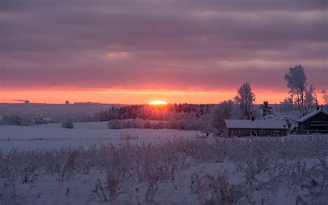 47 Winter Sunrise Wallpaper Free On Wallpapersafari