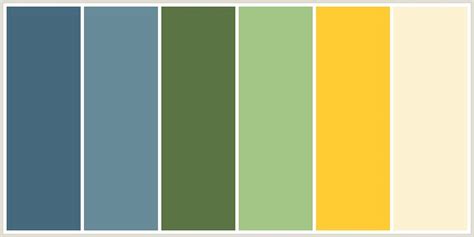 Sage Green Olive Green Yellow Grey Blue Color Scheme My Color