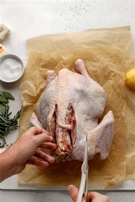 how to spatchcock a turkey step by step guide with photos pwwb