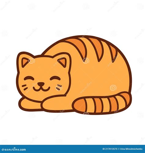 Cat Bread Loaf Cartoon Drawing Stock Vector Illustration Of Kawaii