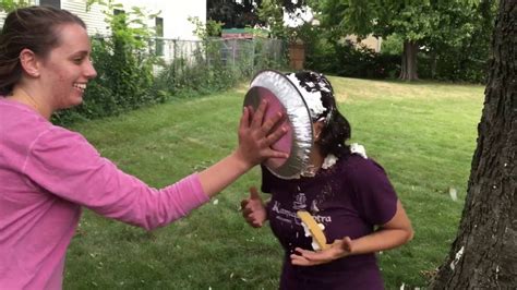 Girls Pied In The Face Montage Youtube
