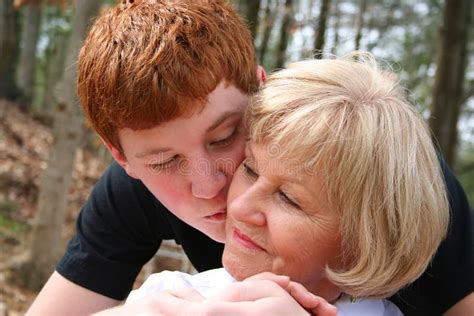 Grandmother And Grandson Stock Image Image Of Male Senior 4725695