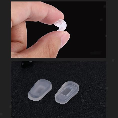 10 Pairs Soft Silicone Eyeglasses Glasses Nose Pads Nosepads Replacement Ebay