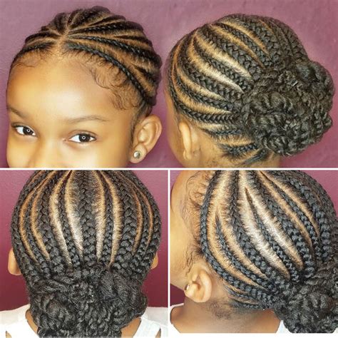 Pin By Curls4lyfe On Braids Kids Braided Hairstyles Cornrow