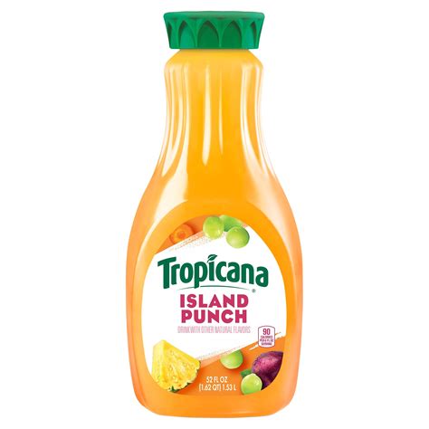 Tropicana Island Punch Juice Drink 52oz Bottle