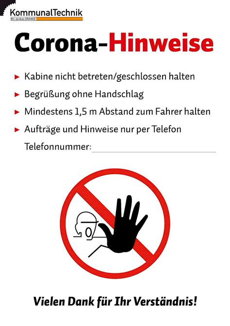 Als het om hygiëne gaat, hanteert hygiëneplan een zero tolerance beleid. Corona-Vordruck für kommunale Fahrzeuge | KommunalTechnik