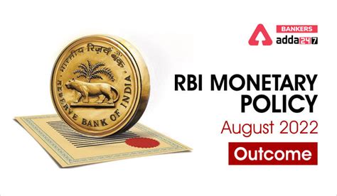 Rbi Monetary Policy August 2022 Outcome Repo Rate And Inflation Hike