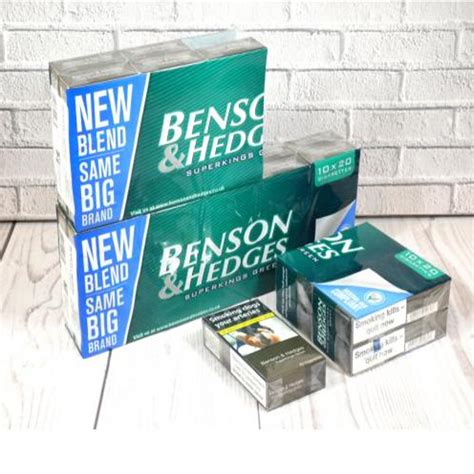 Benson And Hedges Green Superkings 20 Packs Of 20 Cigarettes 400