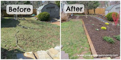 A pretty pergola seems like an expensive endeavor, but you can easily build one on a budget. Pink and Green Mama: DIY Backyard Makeover on a Budget ...