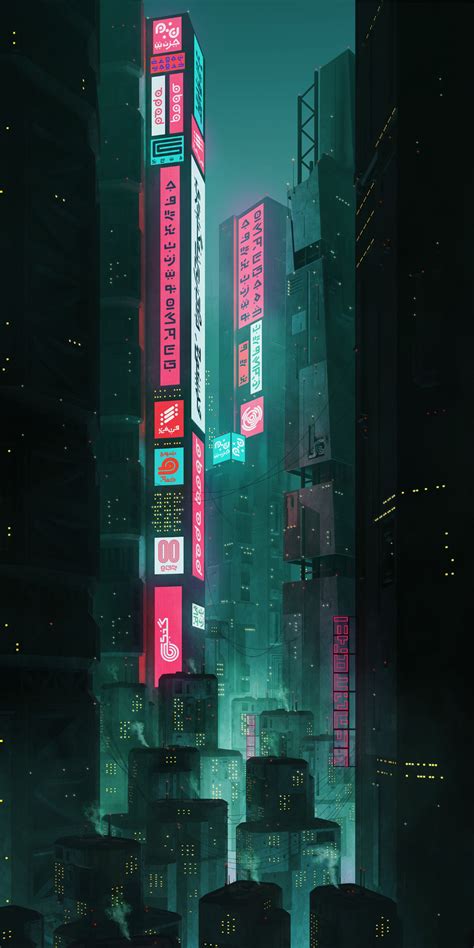 Christopher Rouhi On Behance Cyberpunk Aesthetic Cyberpunk City Neon