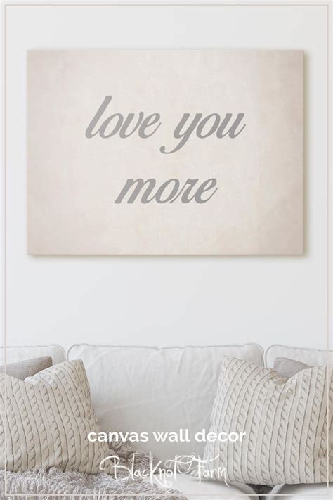 Love You More Bedroom Wall Decor Inspirational Wall Hanging Etsy