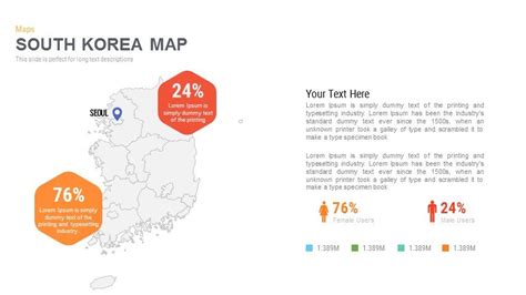 South Korea Map Powerpoint And Keynote Template Slidebazaar